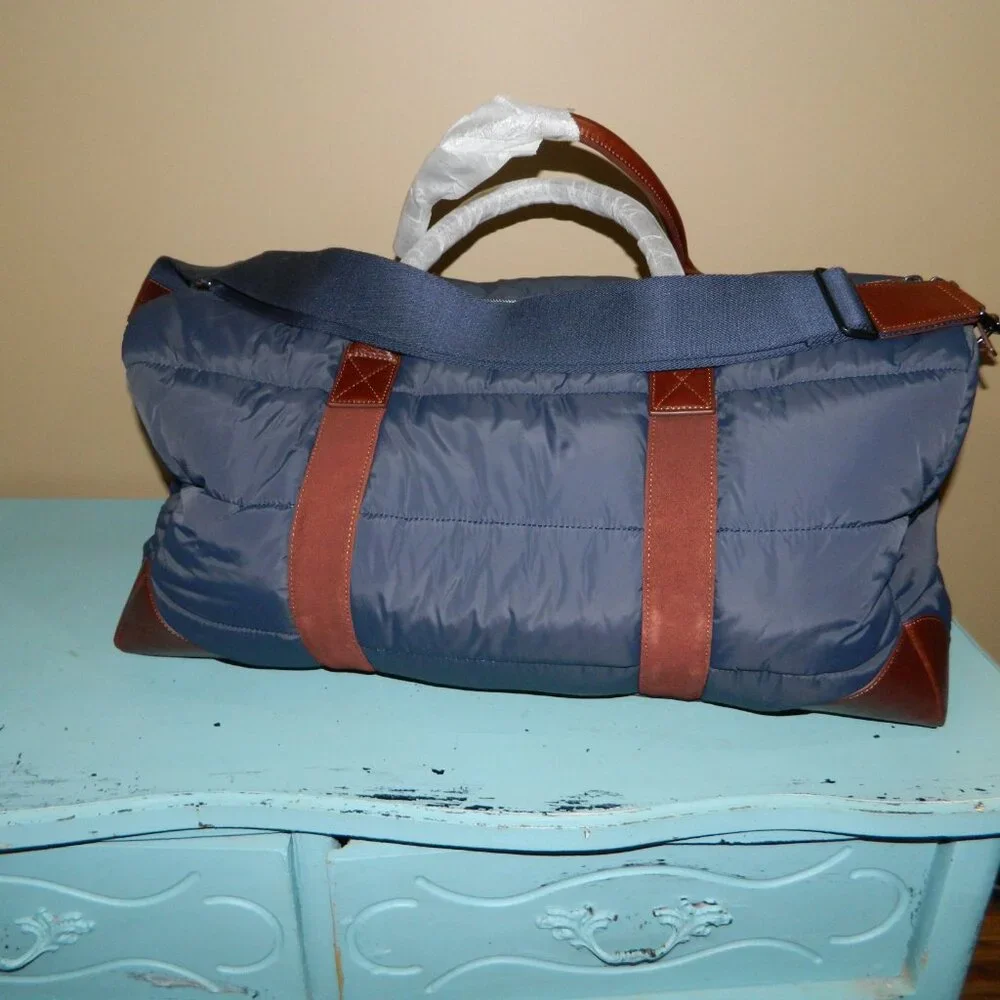 Mark & Graham Highline Weekender Blue NO MONO